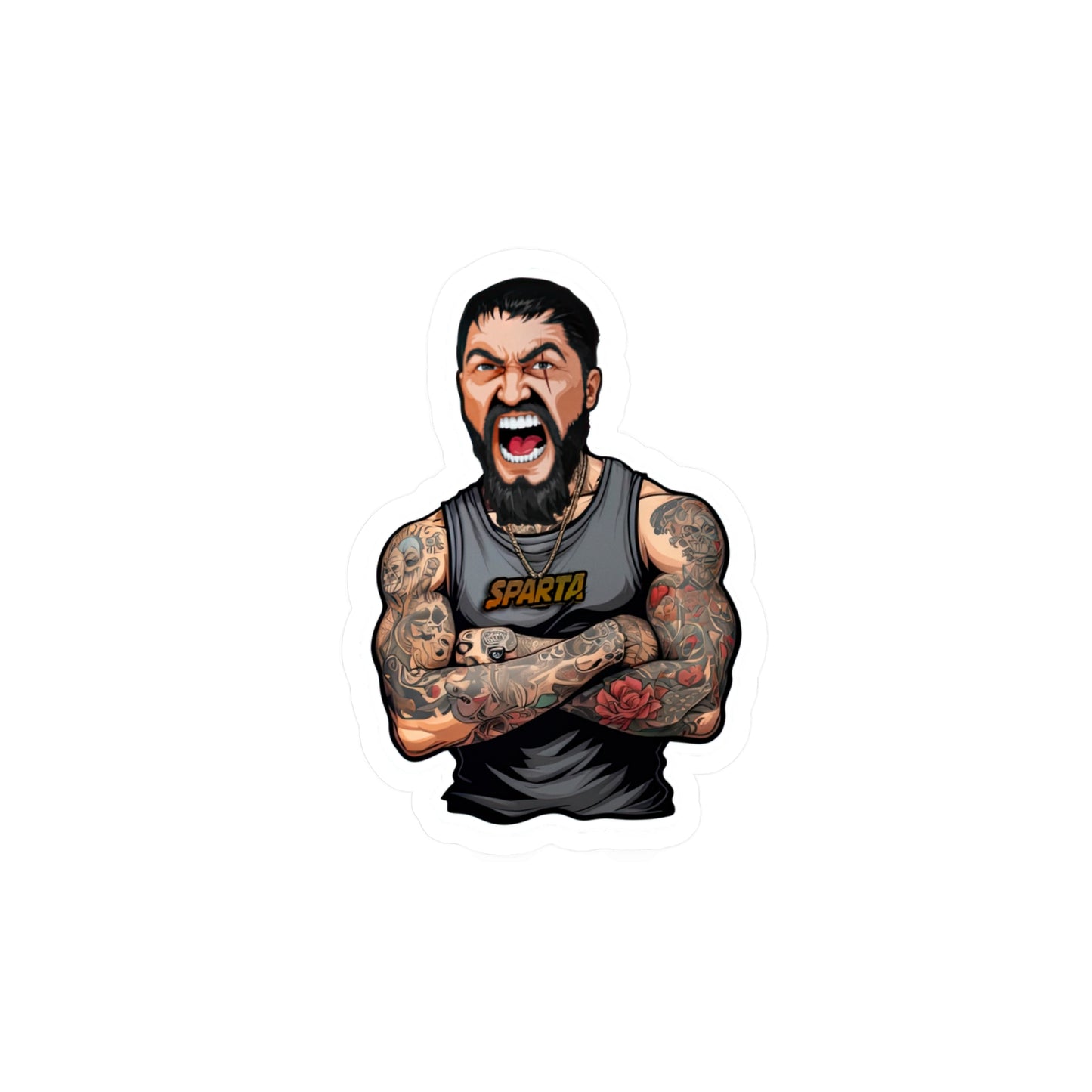 King Leo Tatted Sticker