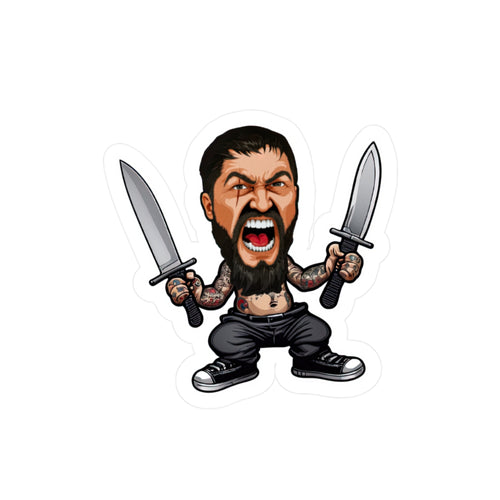 King Leo Knives Sticker