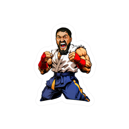 King Leo Street Fighter Sticker