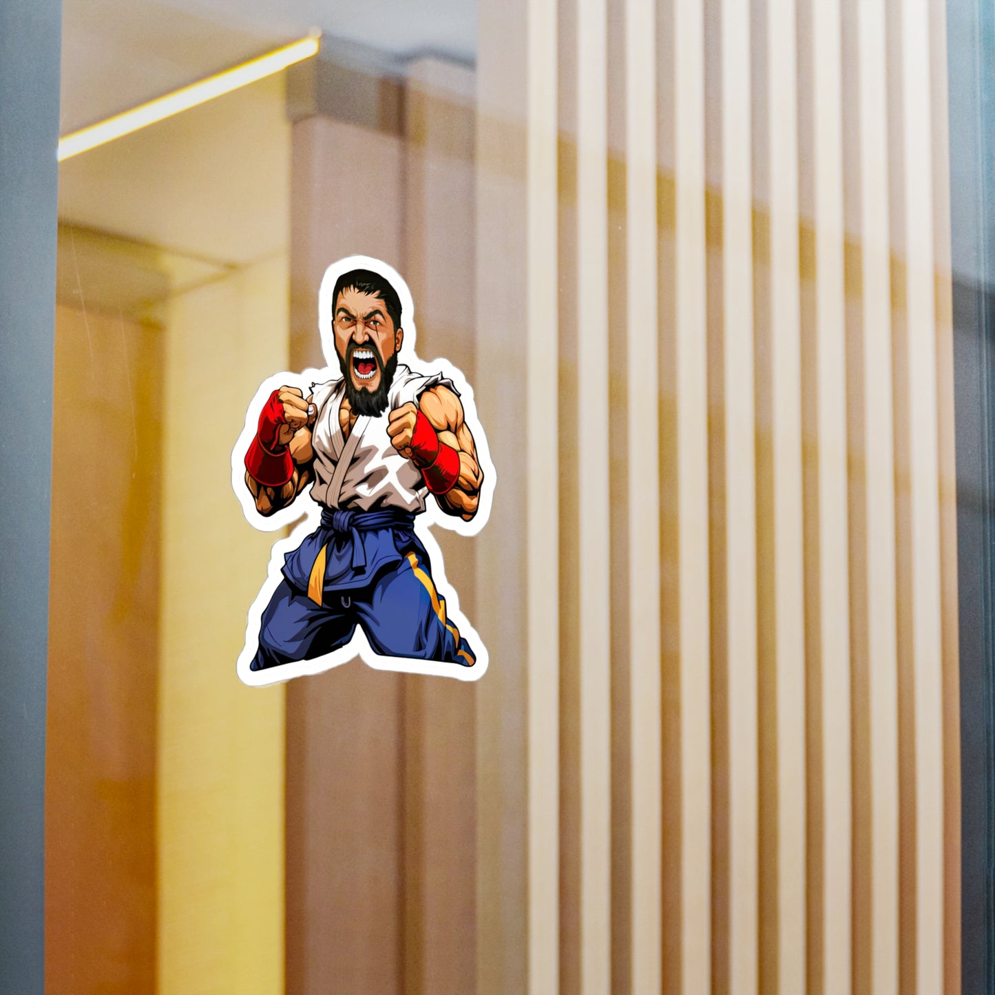 King Leo Street Fighter Sticker