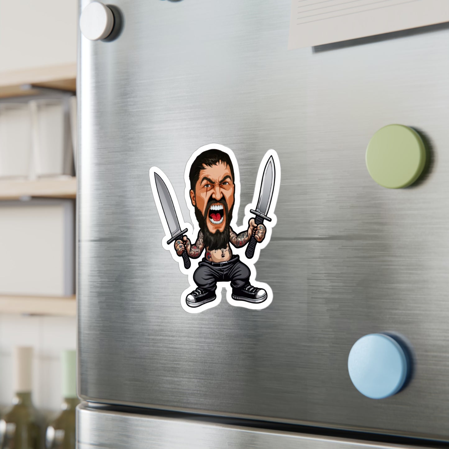 King Leo Knives Sticker