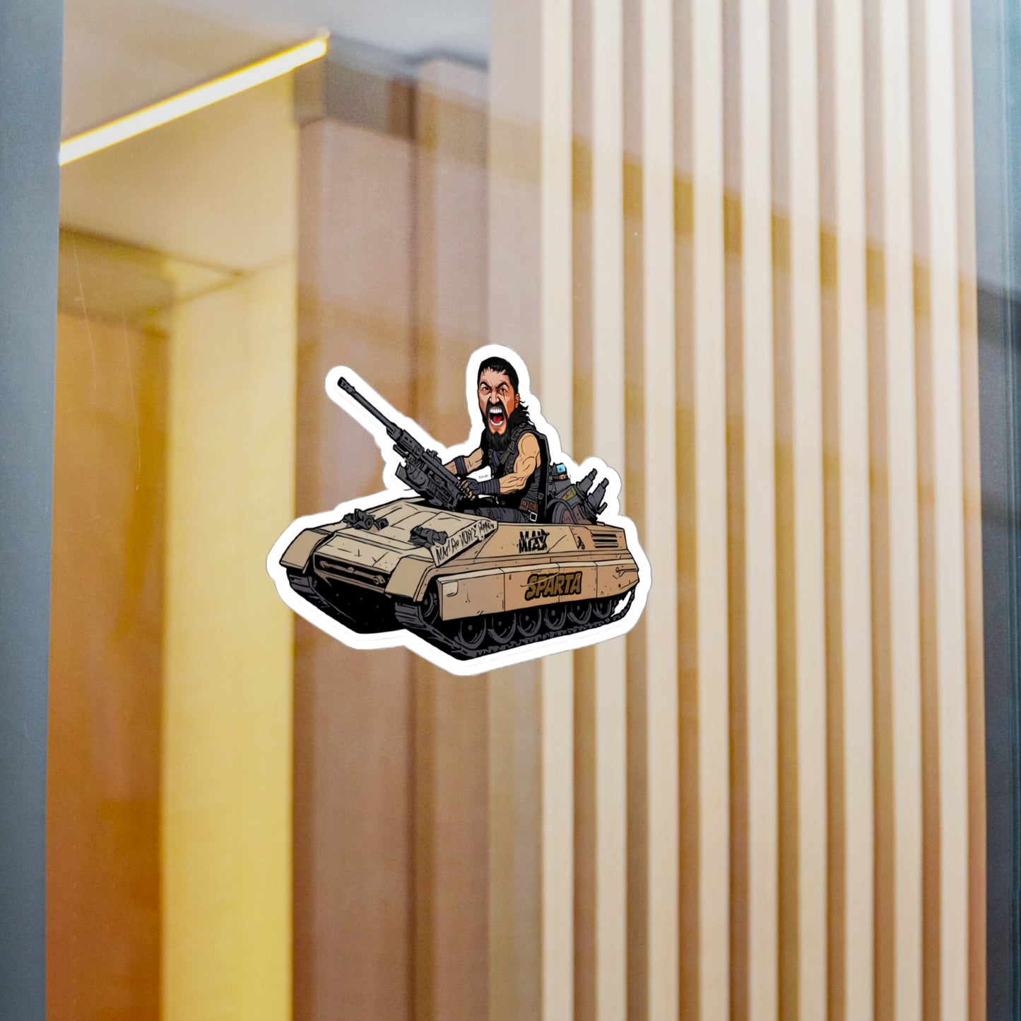 Leo Tank Warrior Sticker