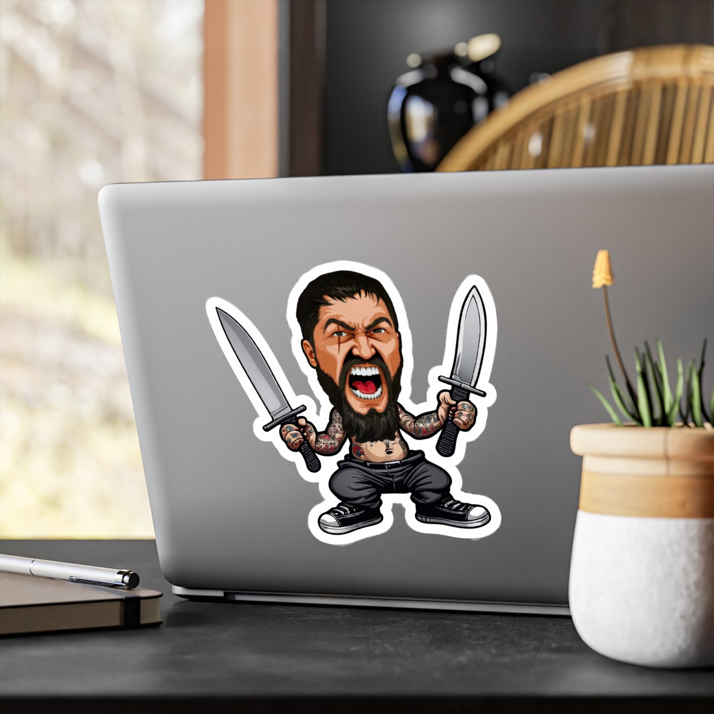 King Leo Knives Sticker