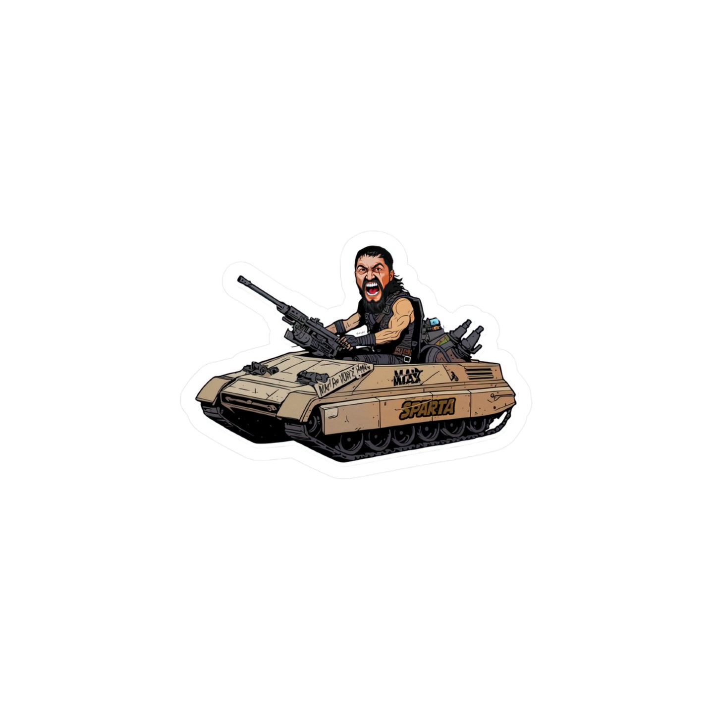 Leo Tank Warrior Sticker