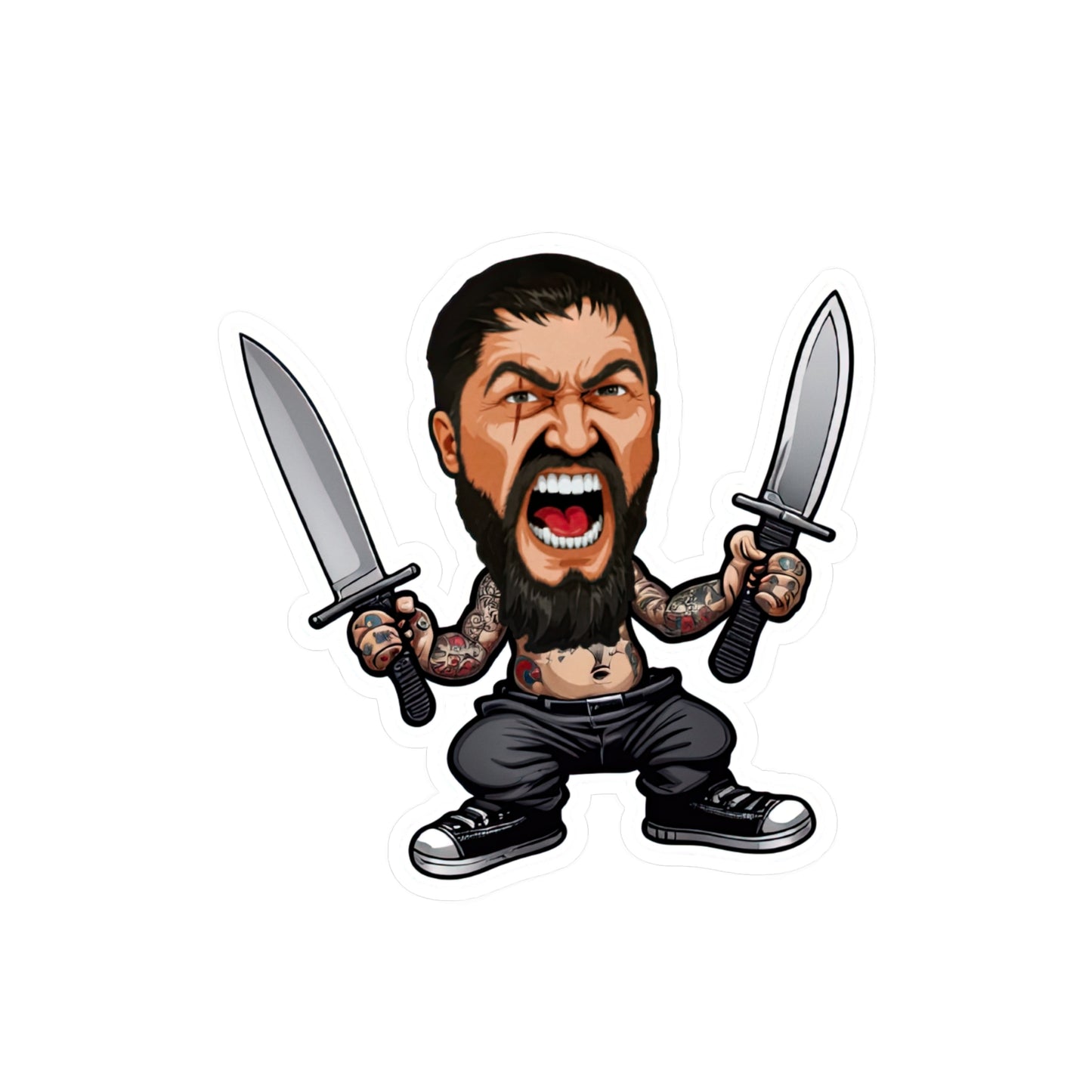 King Leo Knives Sticker