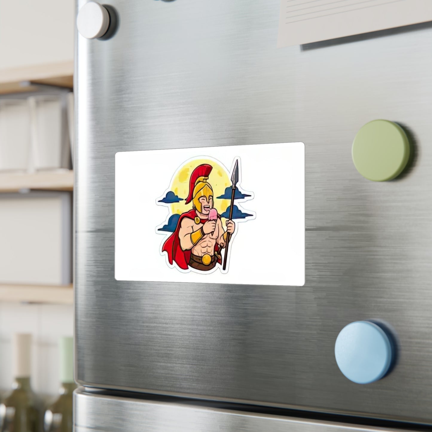 Sprtn Strbry Cream Sticker