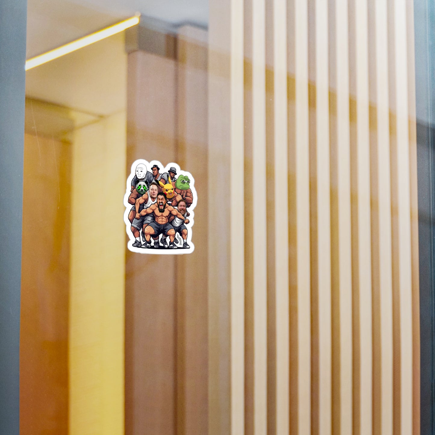 King Leo Meme Characters Sticker