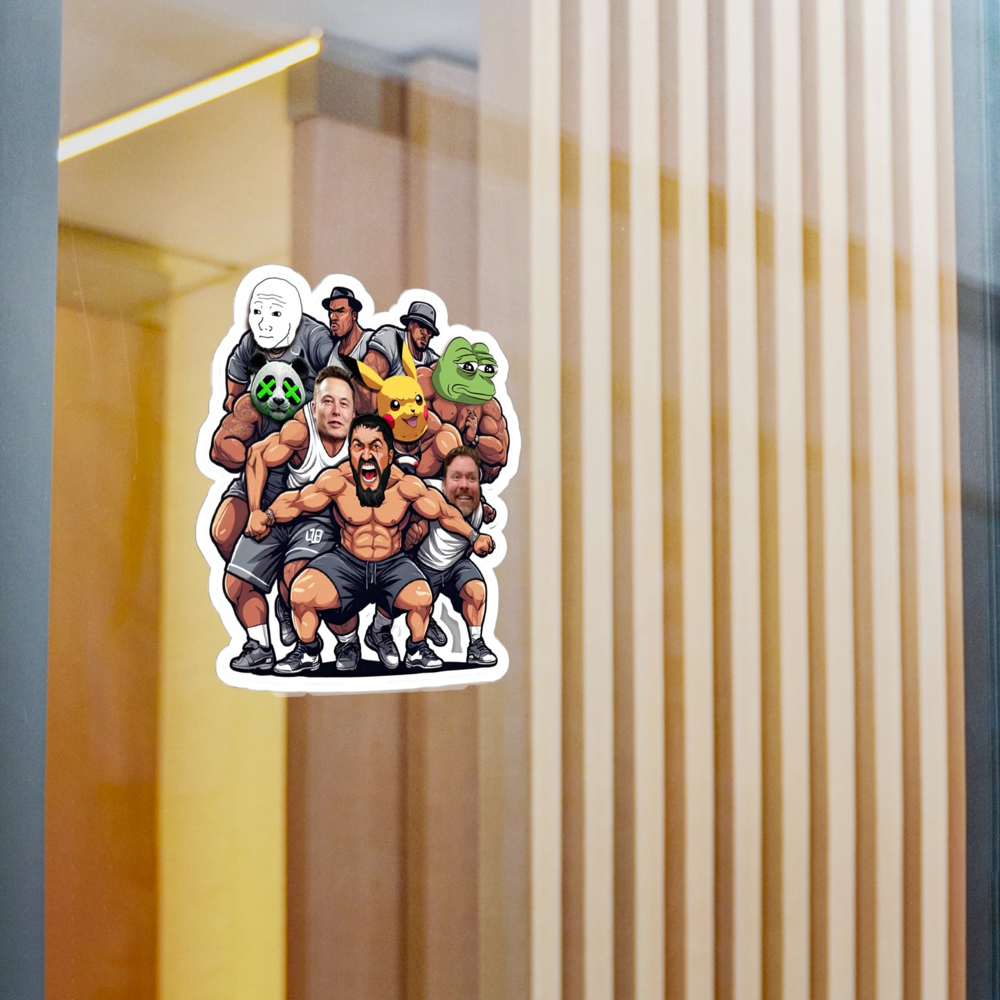 King Leo Meme Characters Sticker