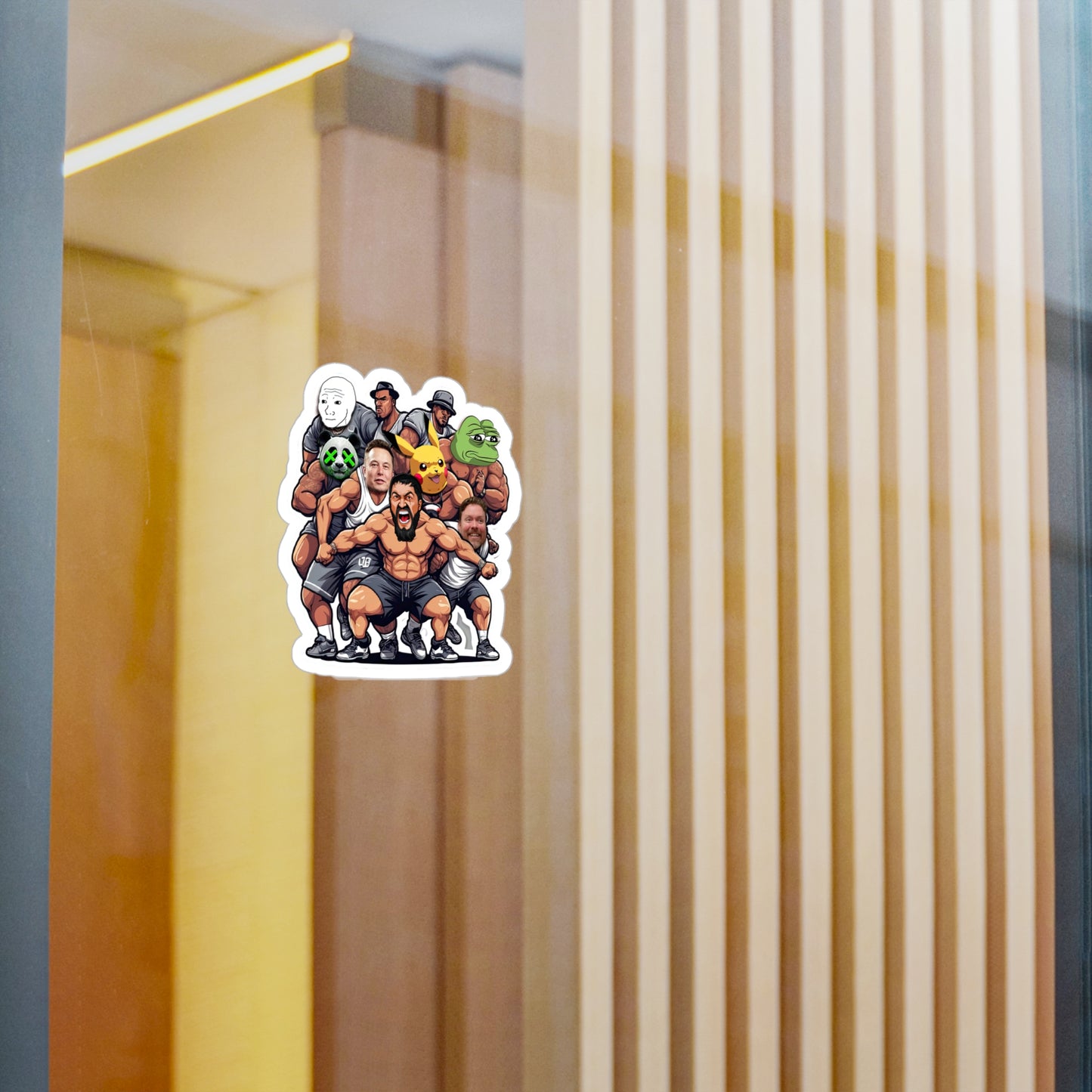 King Leo Meme Characters Sticker