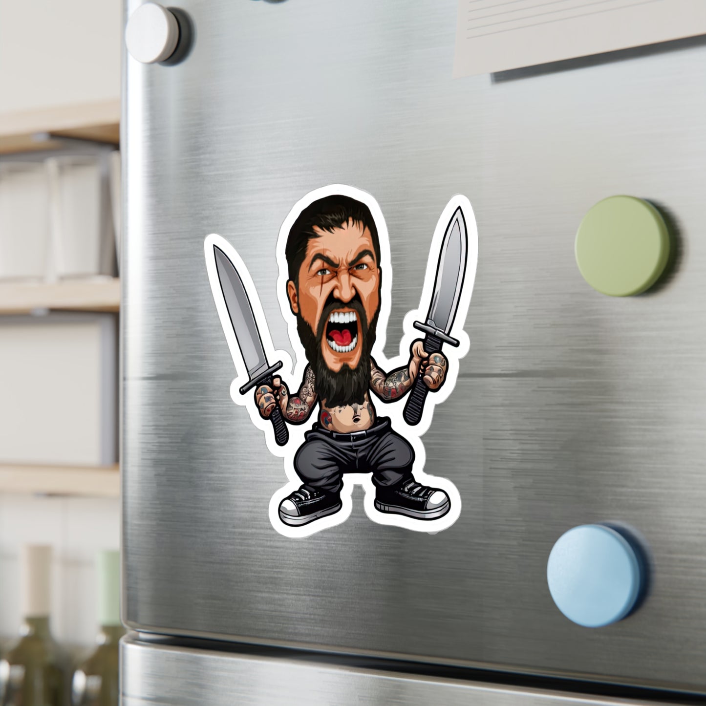 King Leo Knives Sticker