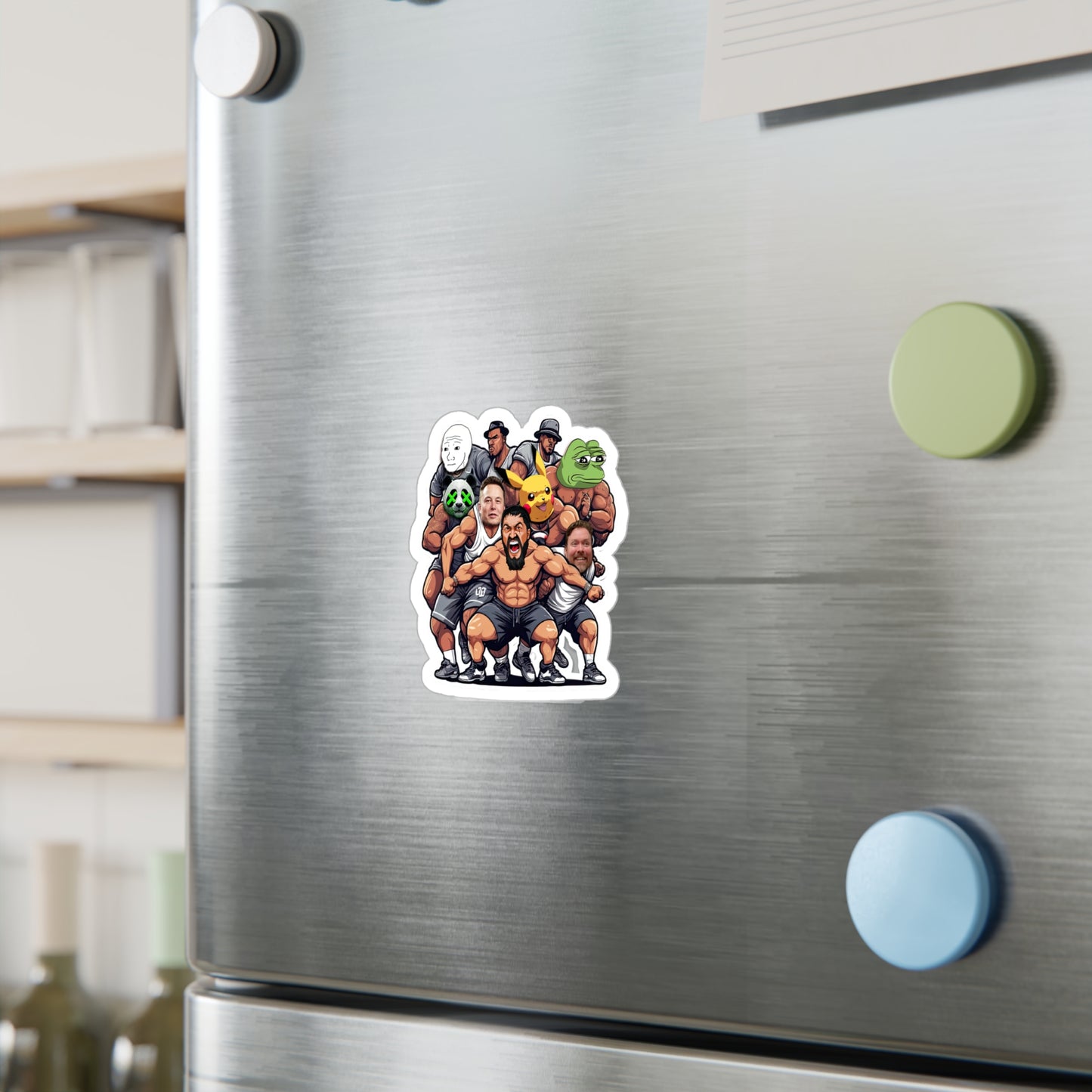 King Leo Meme Characters Sticker