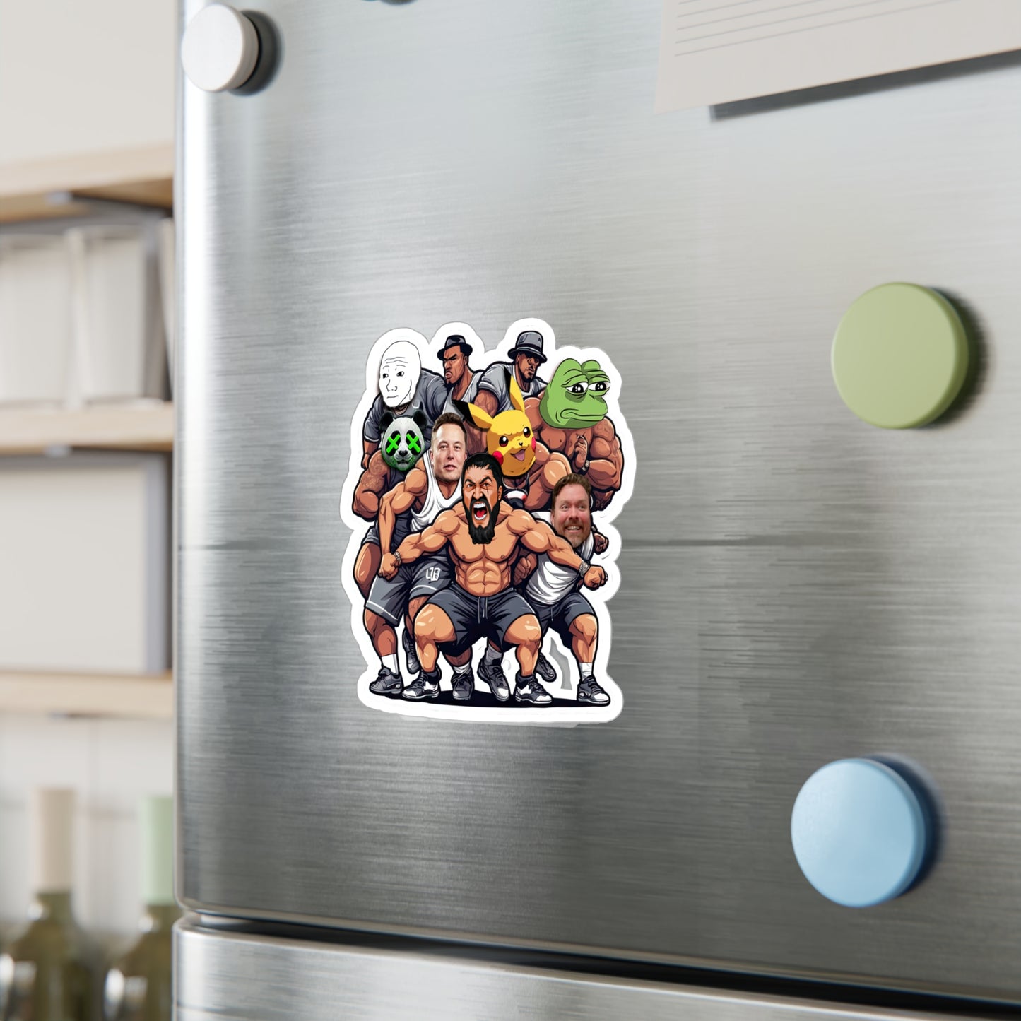 King Leo Meme Characters Sticker
