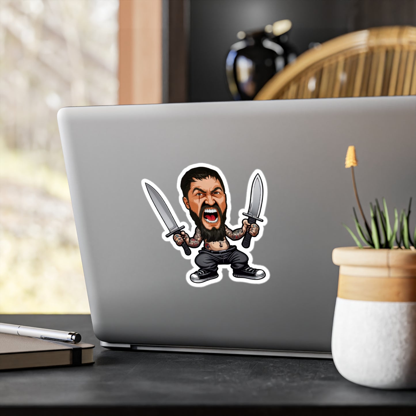 King Leo Knives Sticker
