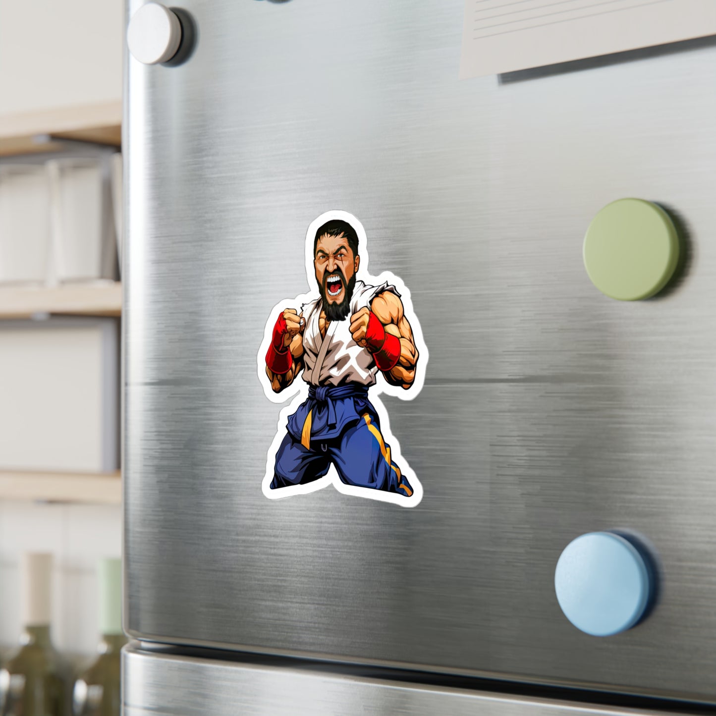 King Leo Street Fighter Sticker