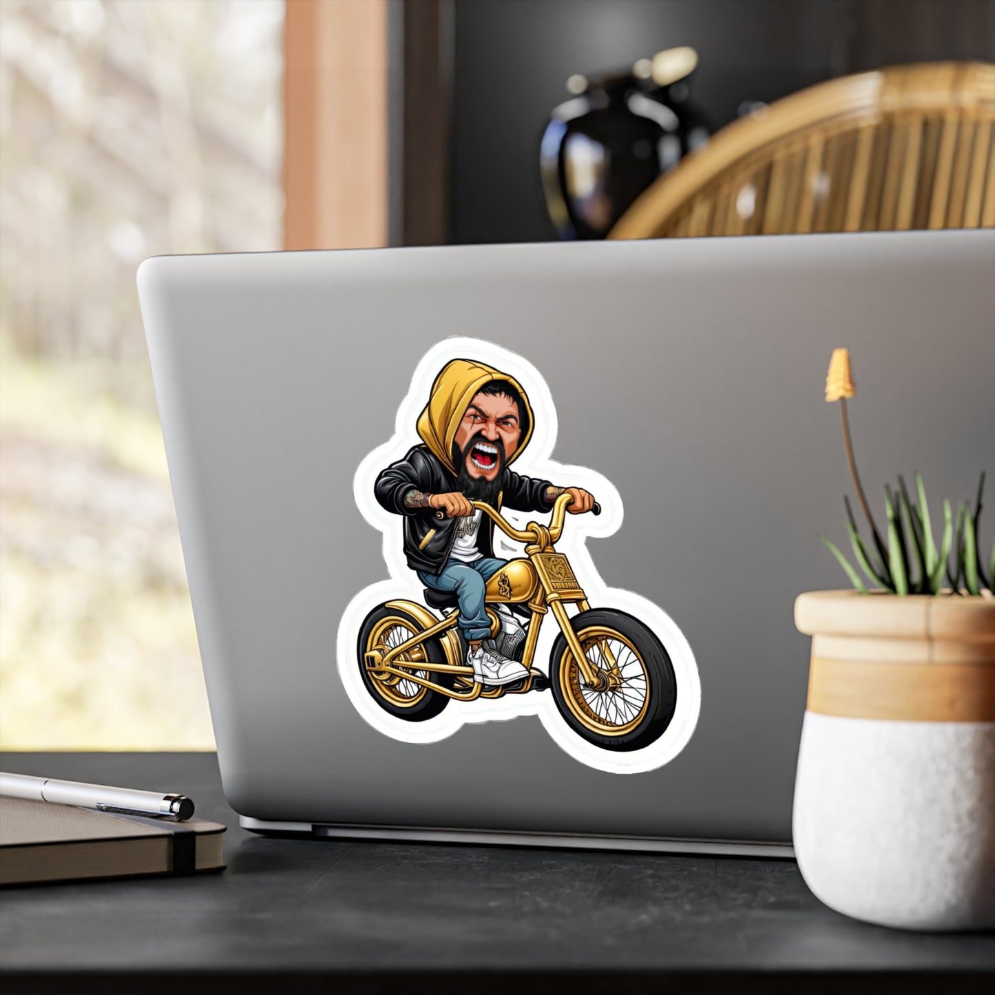 Spartan King Leo Bike Sticker