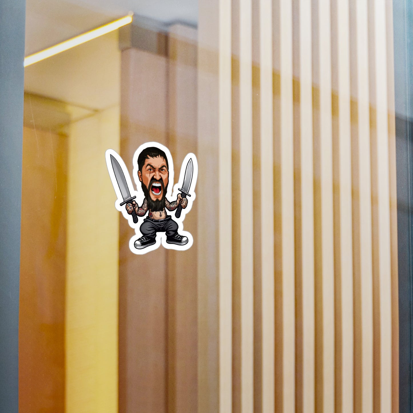 King Leo Knives Sticker