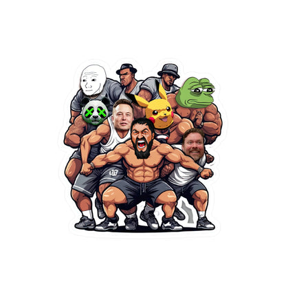 King Leo Meme Characters Sticker
