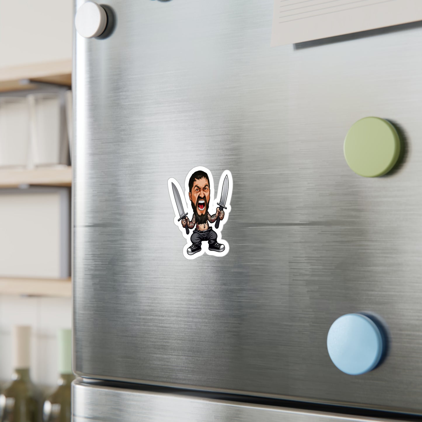 King Leo Knives Sticker