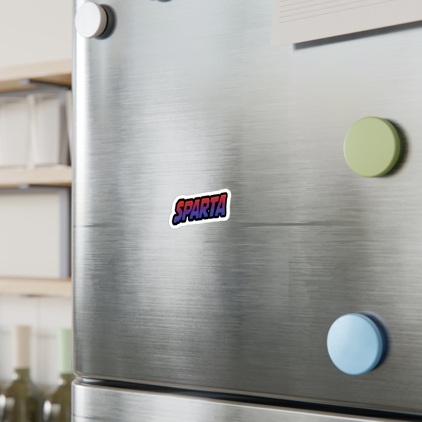 Retro Sparta Logo Sticker