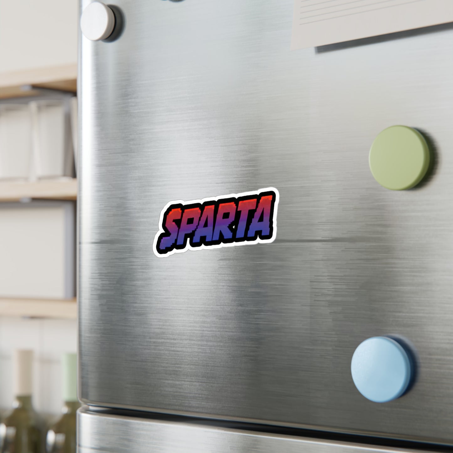 Retro Sparta Logo Sticker