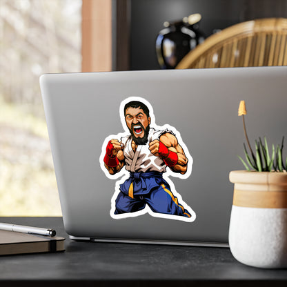 King Leo Street Fighter Sticker