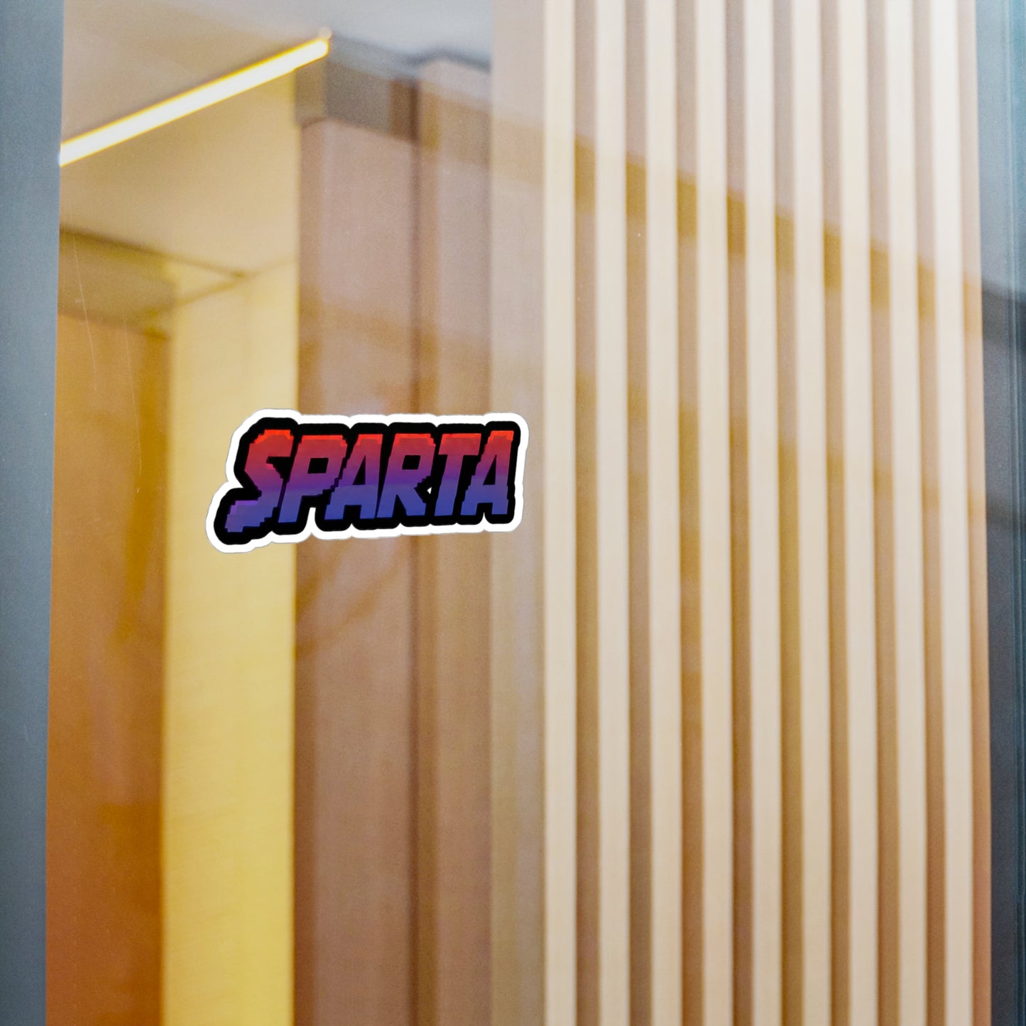 Retro Sparta Logo Sticker