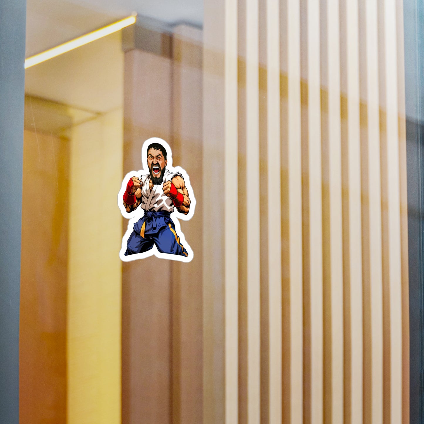 King Leo Street Fighter Sticker