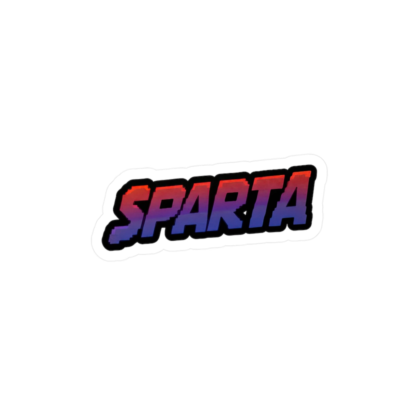 Retro Sparta Logo Sticker