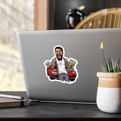 King Leo $ Rd Ferrari Sticker