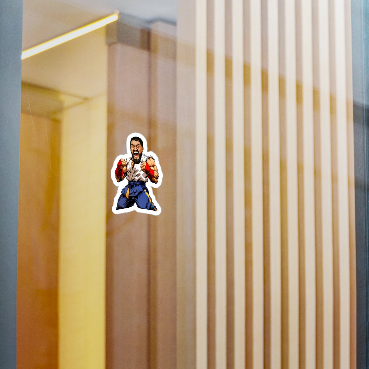 King Leo Street Fighter Sticker