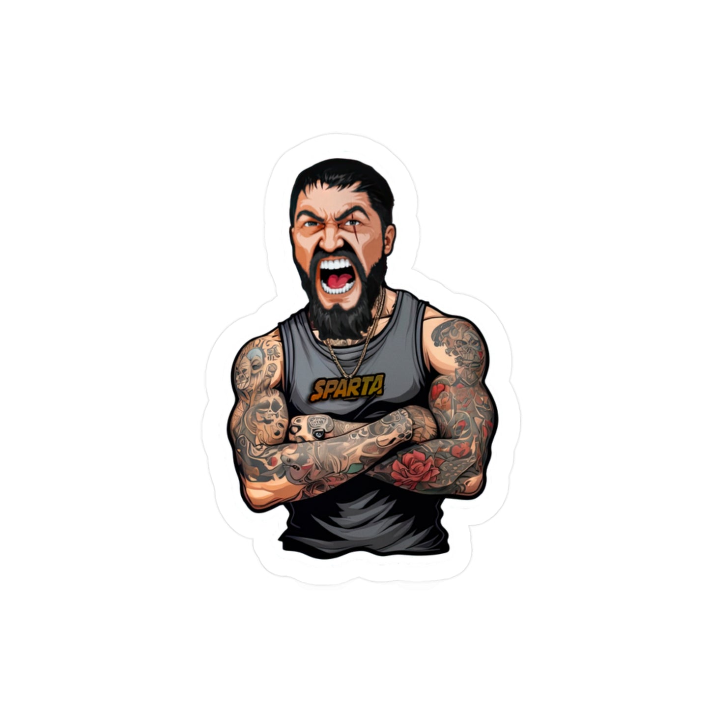 King Leo Tatted Sticker