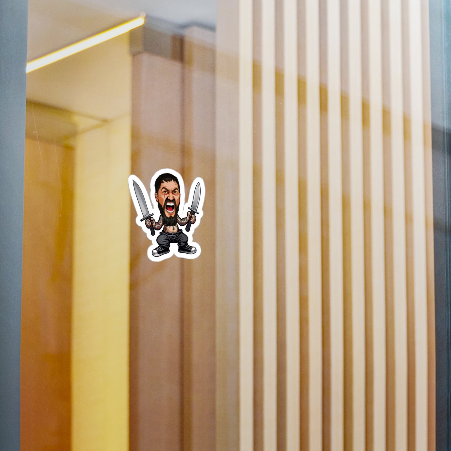 King Leo Knives Sticker
