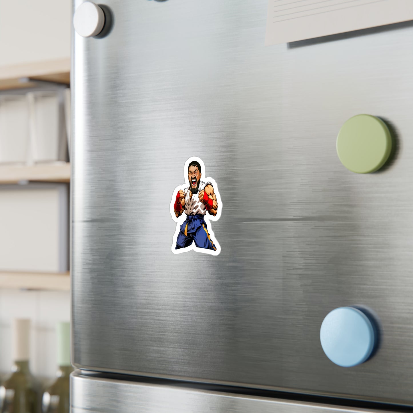 King Leo Street Fighter Sticker