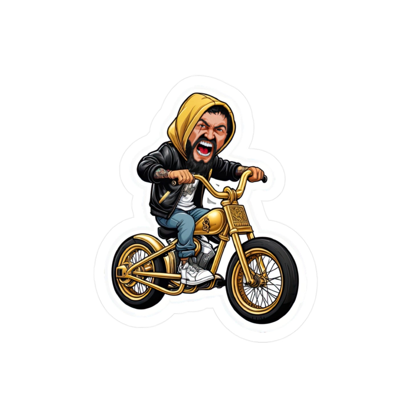 Spartan King Leo Bike Sticker