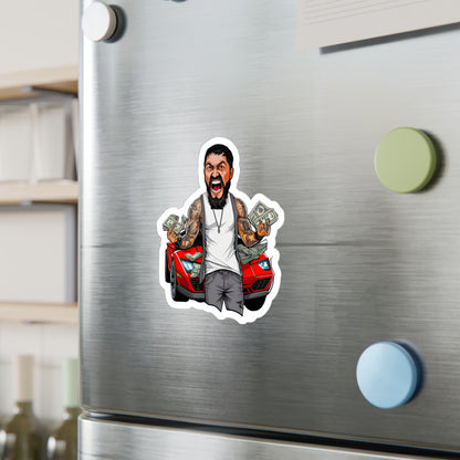 King Leo $ Rd Ferrari Sticker