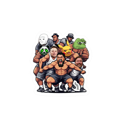 King Leo Meme Characters Sticker