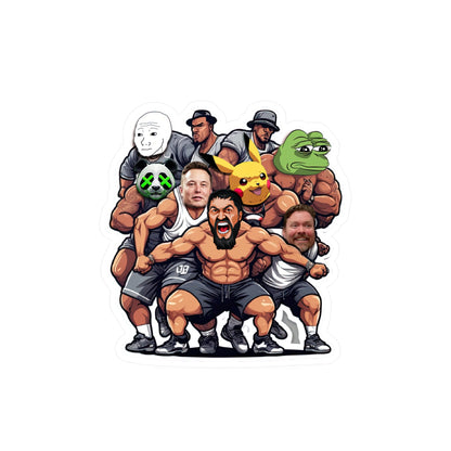 King Leo Meme Characters Sticker