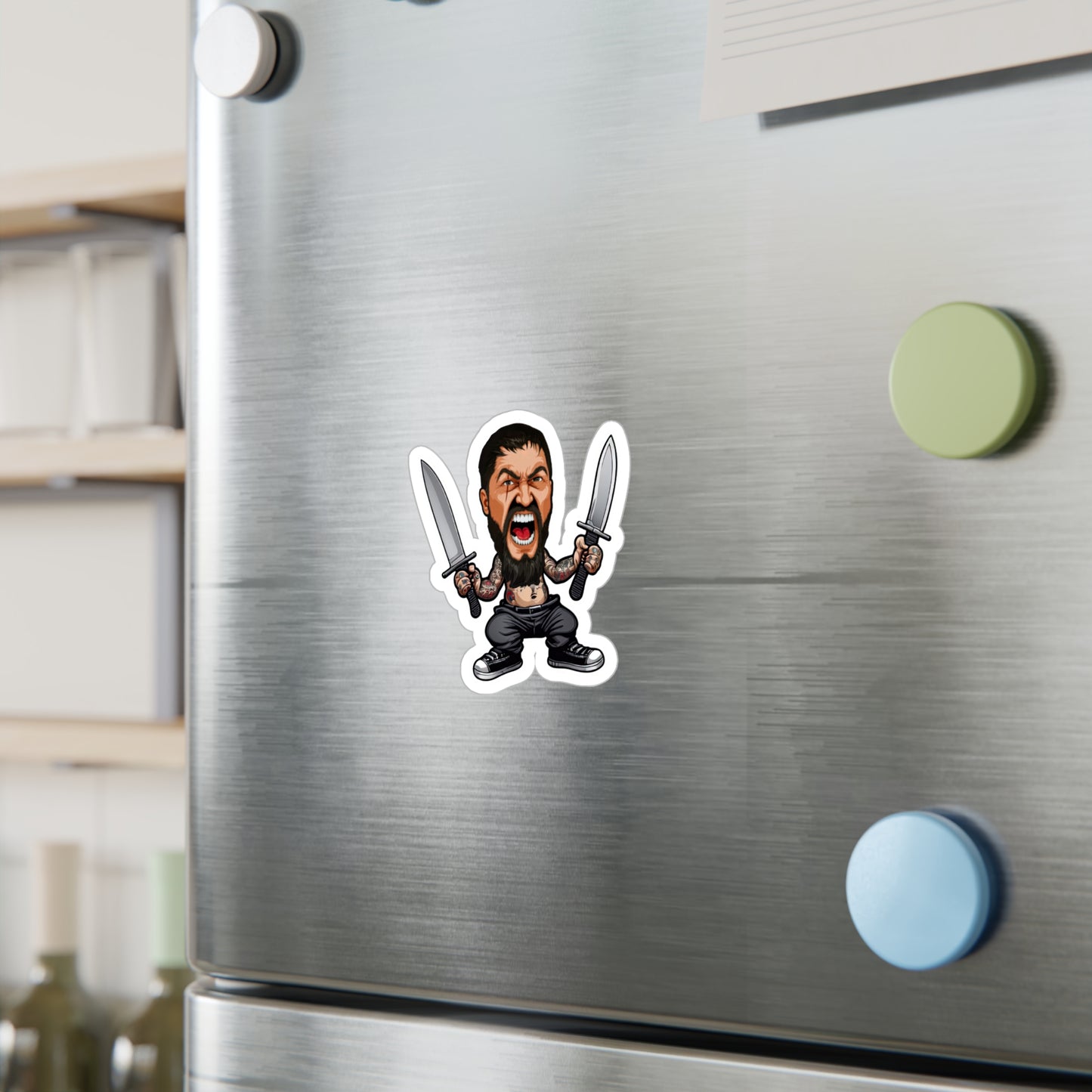 King Leo Knives Sticker