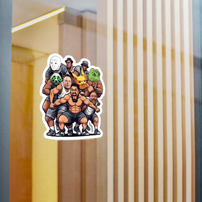 King Leo Meme Characters Sticker