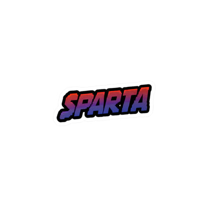 Retro Sparta Logo Sticker