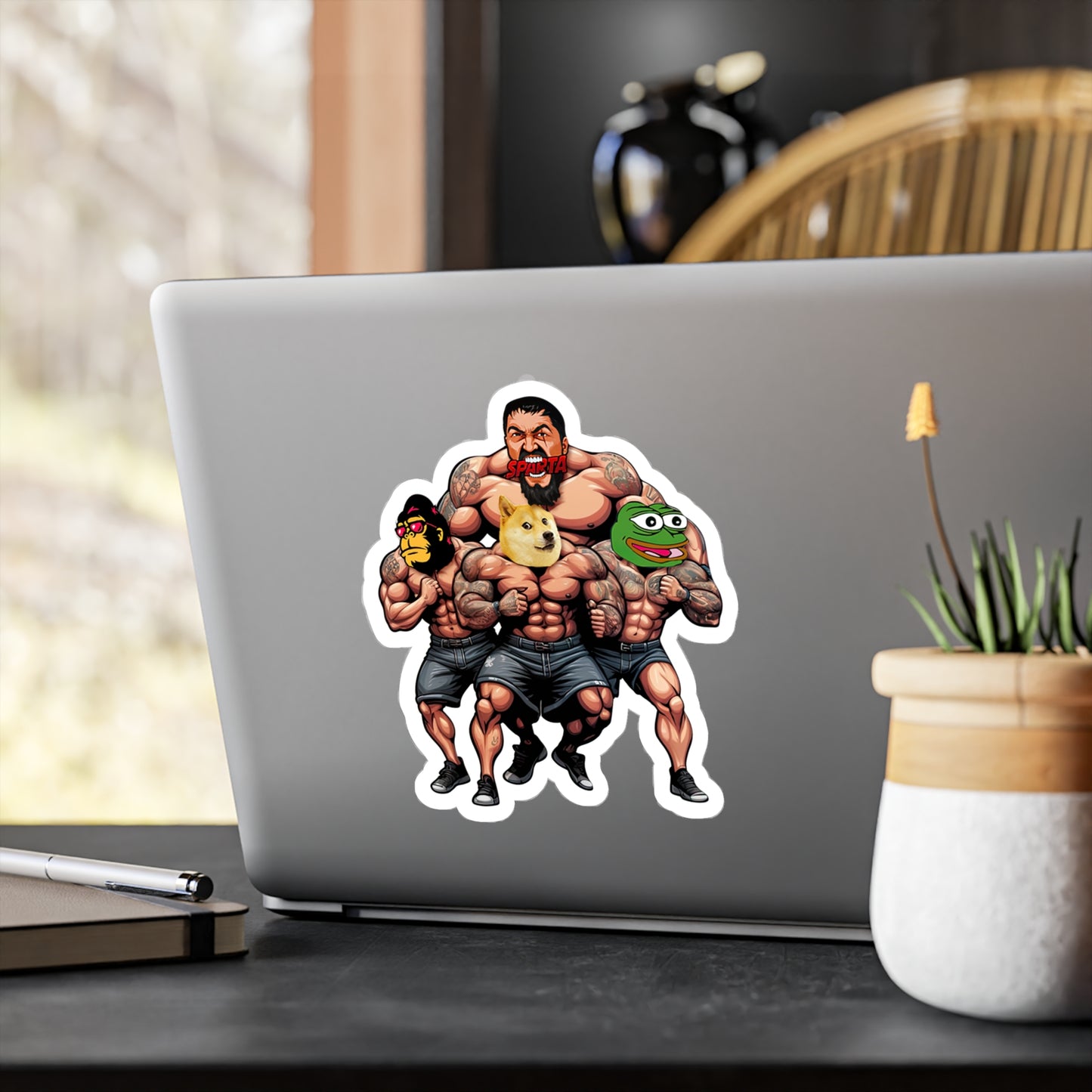 Spartan Fighters Sticker