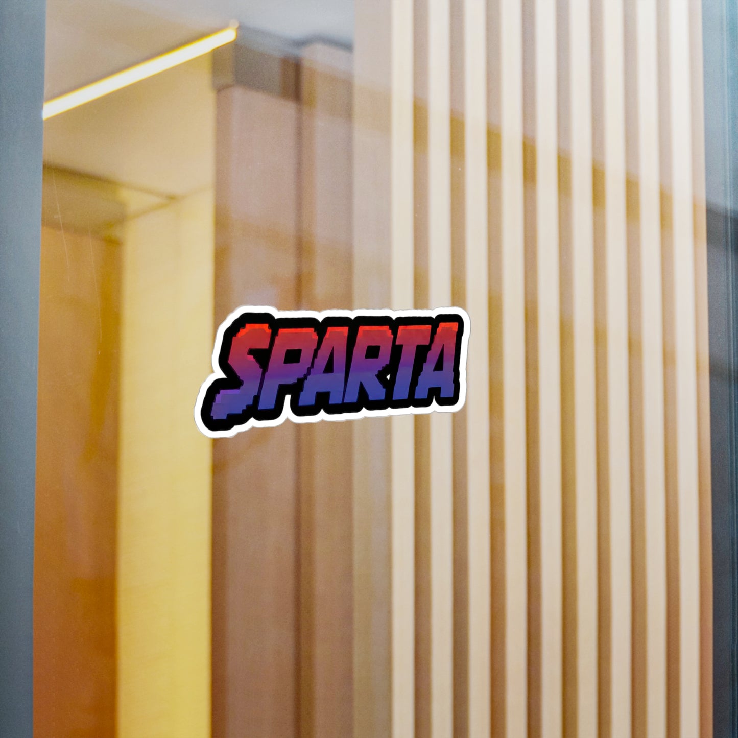 Retro Sparta Logo Sticker