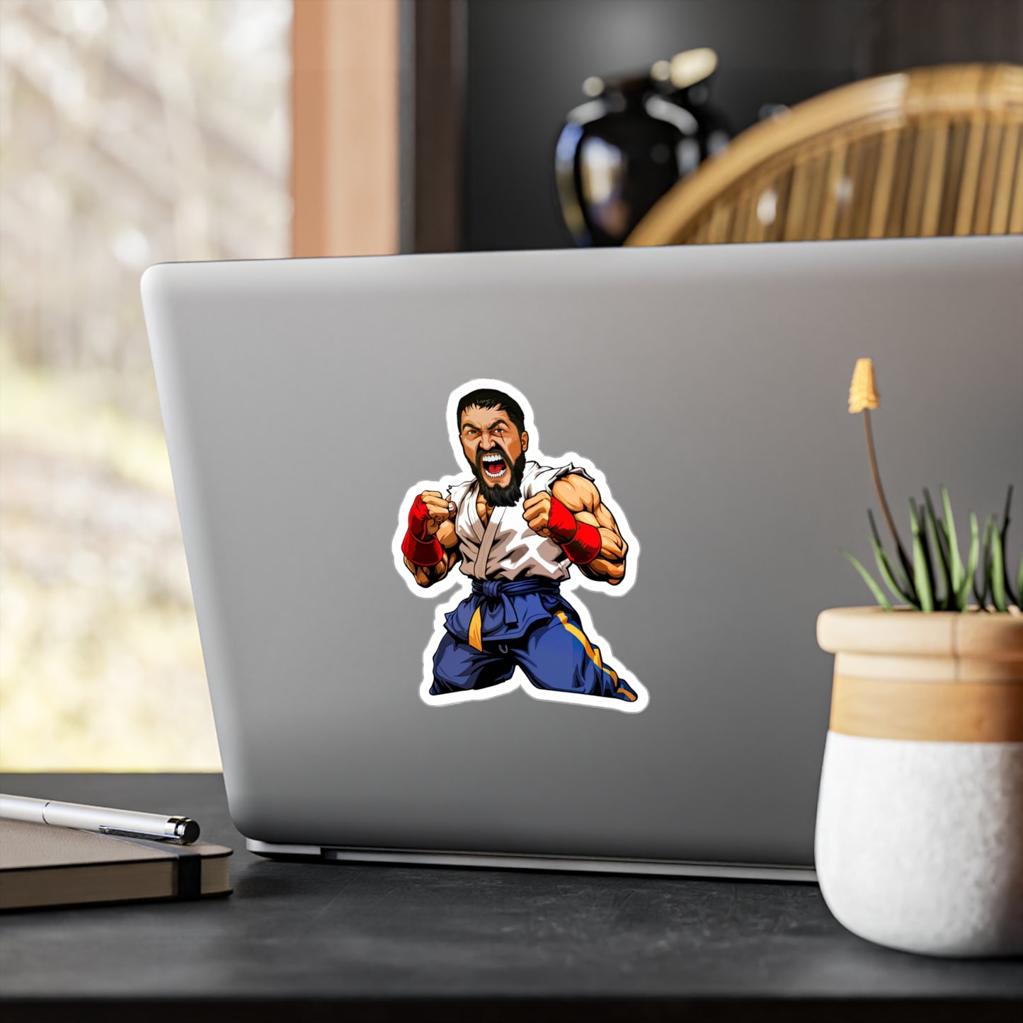 King Leo Street Fighter Sticker