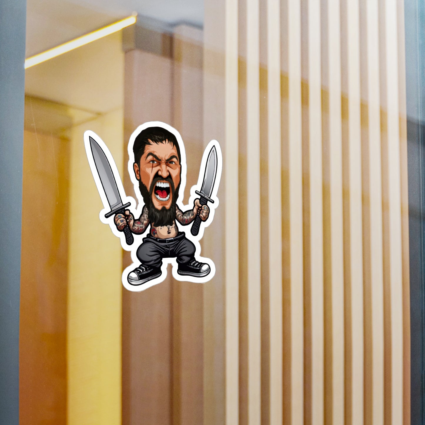 King Leo Knives Sticker