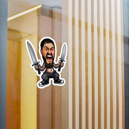 King Leo Knives Sticker